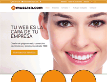 Tablet Screenshot of mussara.com